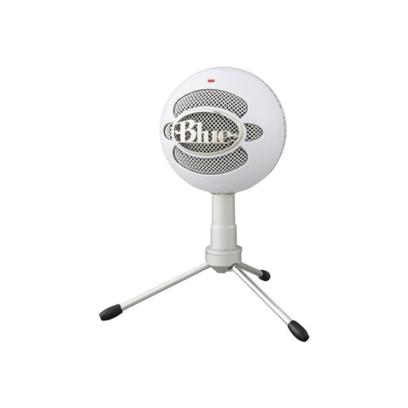 Logitech Snowball iCE Plug & Play USB Microphone – Crystal Clear Audio, Cardioid Condenser Mic for Streaming, Recording & Podcasts – White