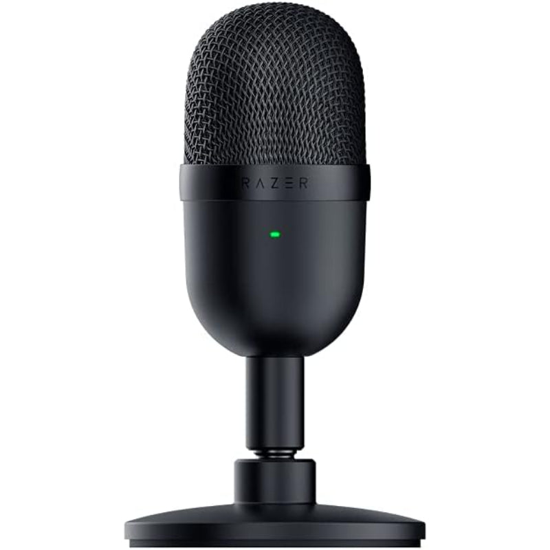 Razer Seiren Mini USB Condenser Microphone – Compact, Studio-Quality Sound, Plug & Play, Ideal for Streaming, Gaming, Podcasting & Content Creation