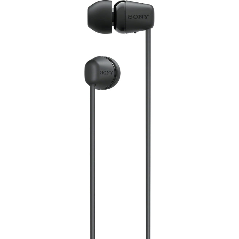 Sony WI-C100 Bluetooth Wireless In-Ear Earphones – Lightweight, Long Battery Life, Clear Sound, Hands-Free Calls, Sweat-Resistant, Comfortable Fit