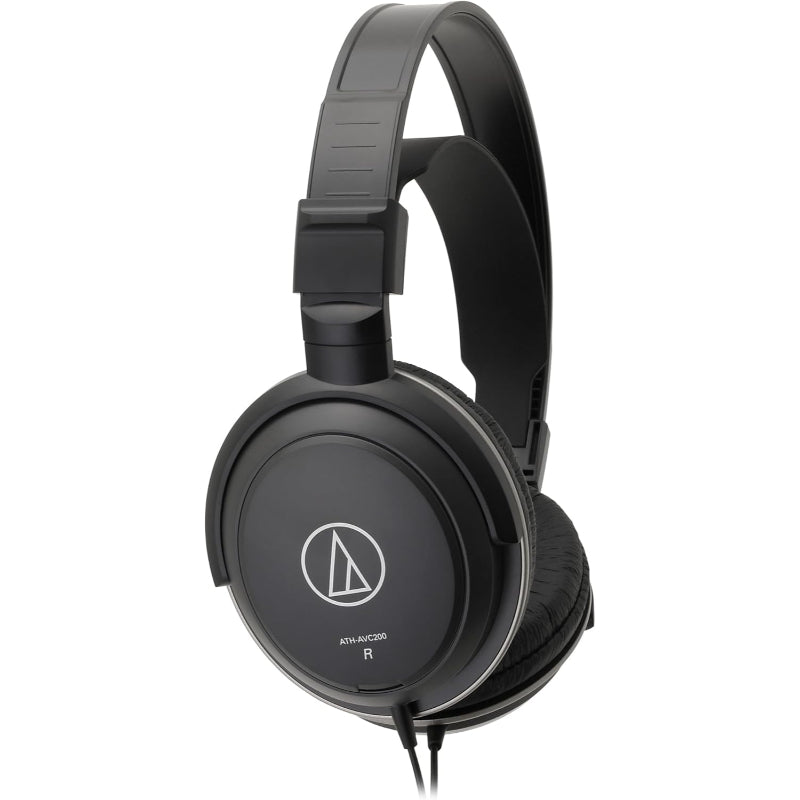Audio-Technica ATH-AVC200 Closed-Back Headphones – High-Fidelity Over-Ear, Comfortable Design, Deep Bass, Noise-Isolating, Studio-Quality Sound