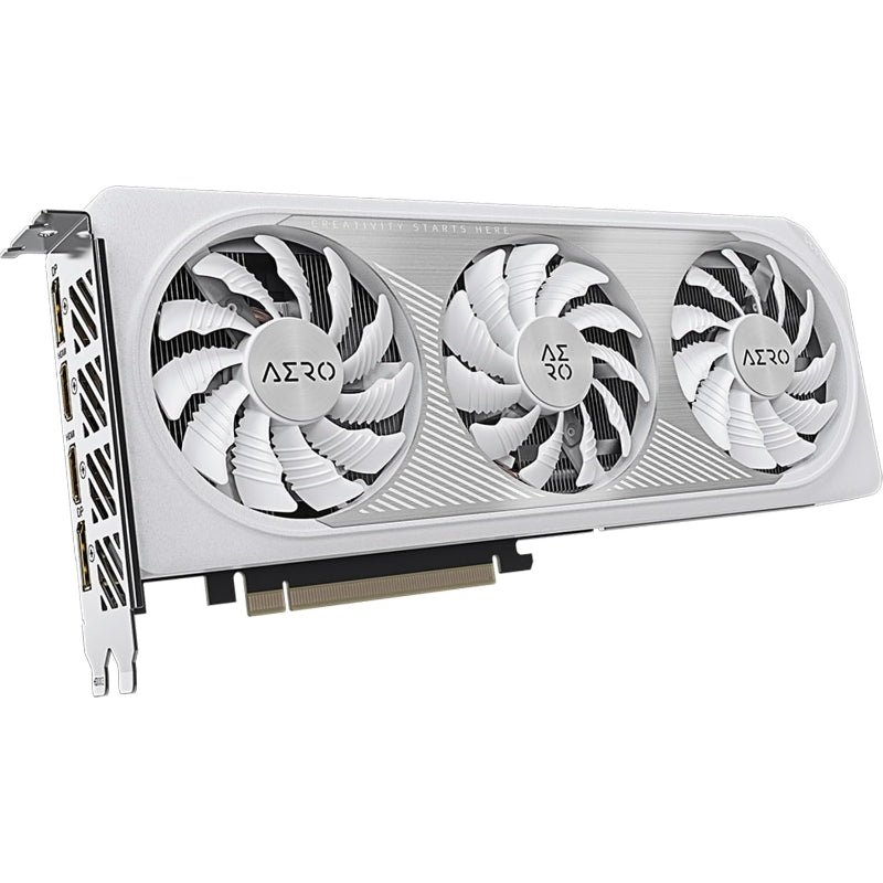 Gigabyte NVIDIA GeForce RTX 4060 AERO OC Graphics Card 8GB GDDR6 – High-Performance 128-bit PCIe 4.0 GPU for Gaming & Content Creation