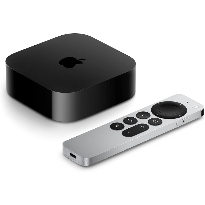 Apple TV 4K 3rd Generation 64GB Wi-Fi Media Streamer – Black (MN873B/A) | Ultra HD 4K, High Frame Rate HDR, Siri Remote, Seamless Streaming, Smart Home Ready