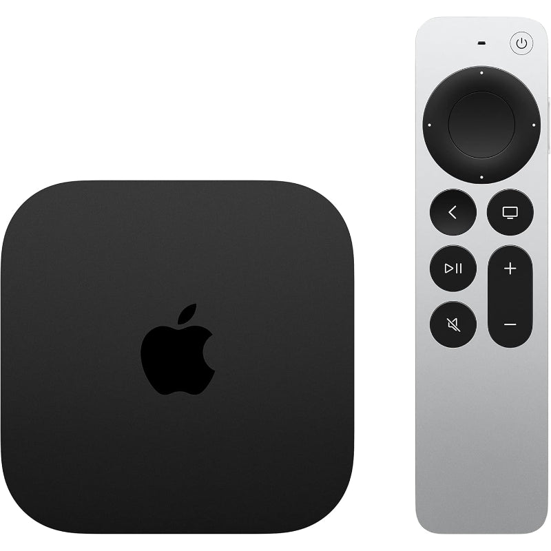 Apple TV 4K 3rd Generation 64GB Wi-Fi Media Streamer – Black (MN873B/A) | Ultra HD 4K, High Frame Rate HDR, Siri Remote, Seamless Streaming, Smart Home Ready