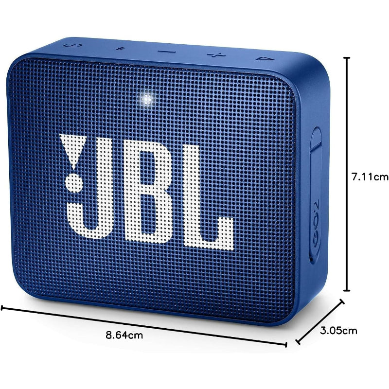 JBL Harman Go 2 Portable Bluetooth Wireless Speaker – Waterproof, Compact & Powerful Sound – Blue