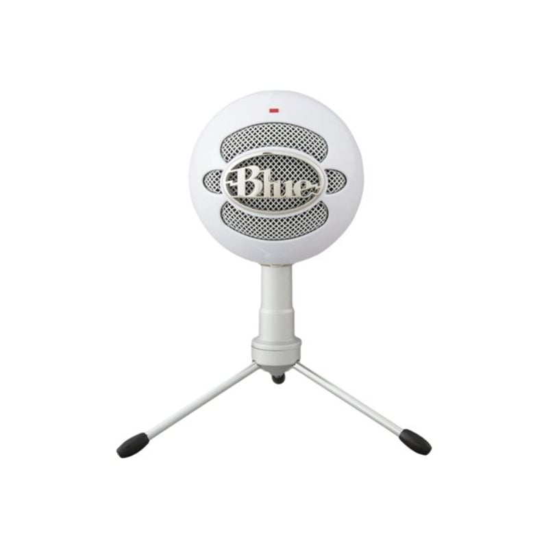 Logitech Snowball iCE Plug & Play USB Microphone – Crystal Clear Audio, Cardioid Condenser Mic for Streaming, Recording & Podcasts – White