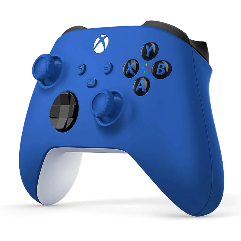 Microsoft Xbox Series X / S Wireless Controller – Shock Blue | Official Xbox Gamepad with Bluetooth, Custom Button Mapping & Hybrid D-Pad – For Xbox & PC Gaming
