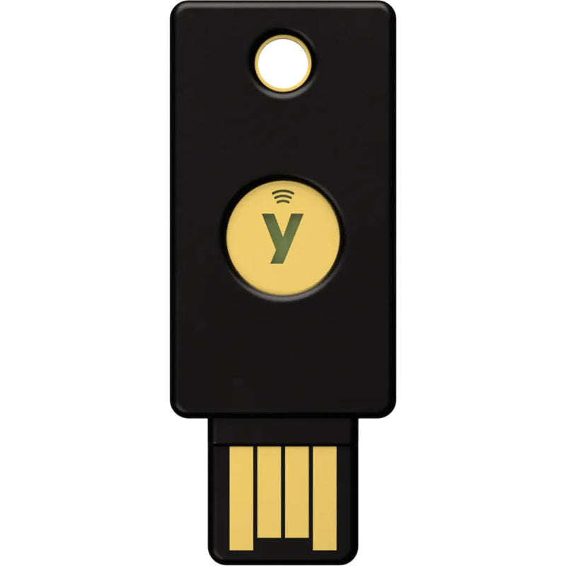 Yubico YubiKey 5 NFC Two-Factor Authentication Security Key USB-A x2 | Passwordless Login, Strong Data Protection